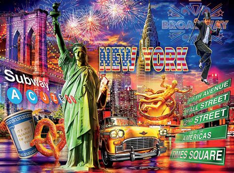 New york puzzle company jigsaw puzzles range from 24 to 2000 pieces and are all made 100% in the usa out of recycled cardboard and printed with soy inks. New York (Cities), 1000 Pieces, Ceaco | Puzzle Warehouse