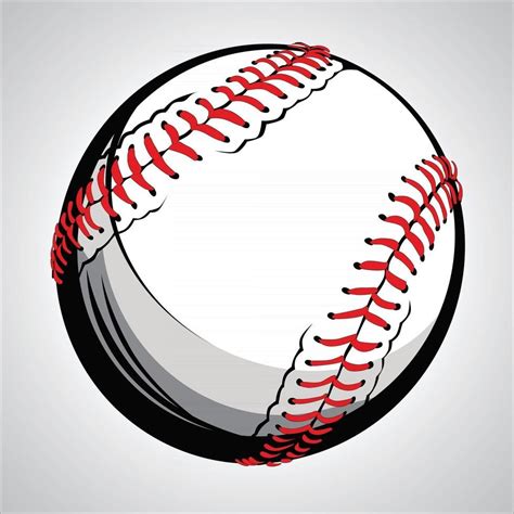 Baseball Ball Illustration Vector Baseball Vector Baseball Balls