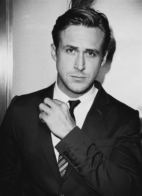 And Actor And Black Costume Gosling Guy Hair Handsome Man Photography Photoshoot Ryan