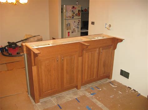 Standard bar height is 42 in. Making a Home: Kitchen Bar (Redesign)