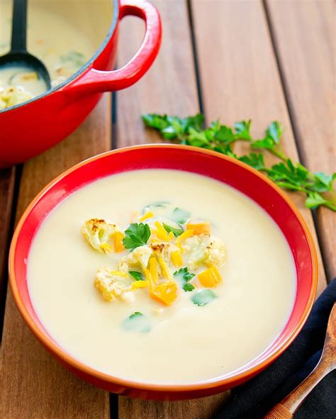 Creamy Cauliflower Soup Kirbies Cravings