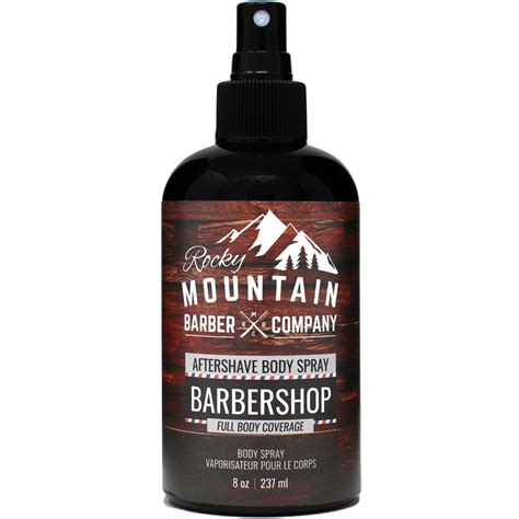 Barbershop Aftershave Body Spray Rocky Mountain Barber Company