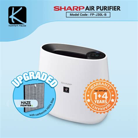 4.8/5.sharp fpf30uh true hepa air purifier for home, office or small bedroom with express clean. GIFT >RM100 Sharp air purifier FPJ30LB FPJ30LA FP-J30 ...