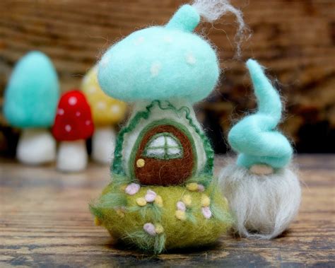 Needle Felting Pdf Pattern Instant Download ‘shroom With A View For