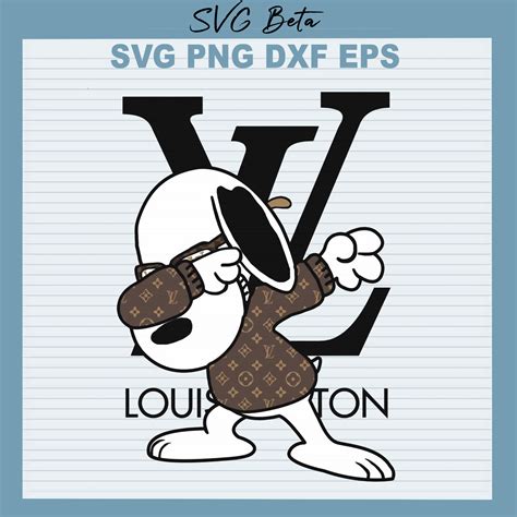 Download Snoopy LV svg cut files for silhouette studio handmade ...