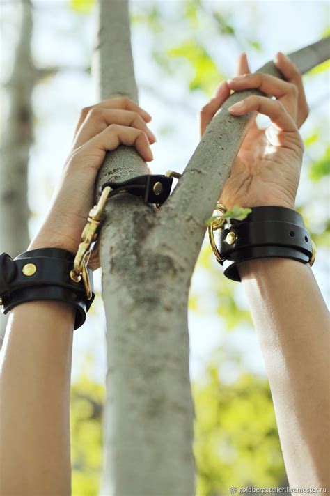 Leather Handcuffs Mature Leather Bondage Bdsm купить на Ярмарке