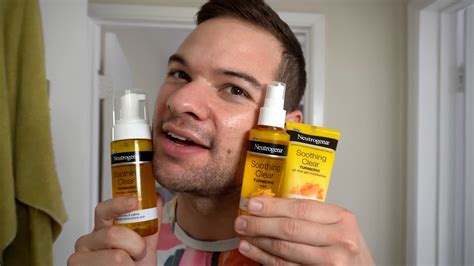 Neutrogena Soothing Clear Turmeric Skincare Review For Acne Prone Skin