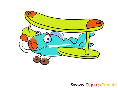 Im flugzeug clipart free download! Cartoon Flugzeug mit Motor gratis
