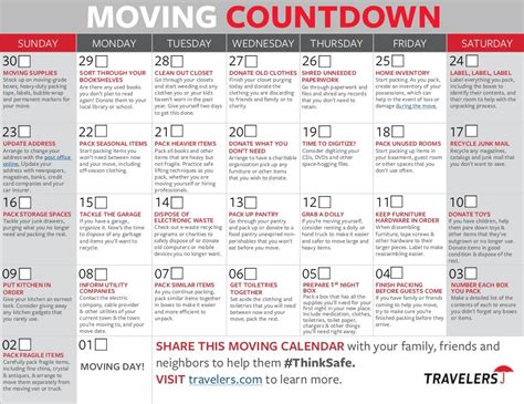 Moving Countdown Calendar Moving House Tips Moving Help Moving House