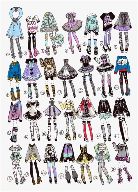 resultado de imagen para ropa kawaii anime para dibujar drawing anime clothes cute drawings