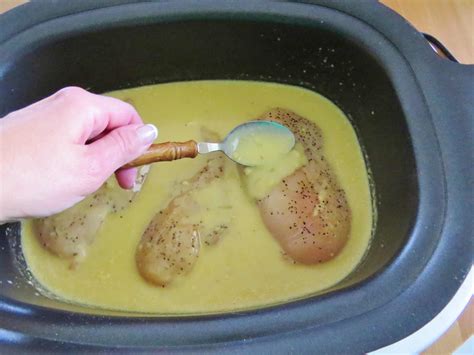 Add pepper, cream of chicken soup, and water. CROCK POT CHICKEN AND GRAVY (+Video) | The Country Cook