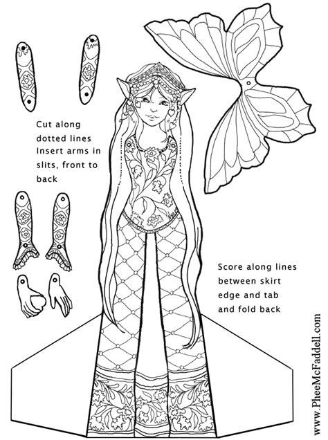 Download Heart Fairy Puppet www.pheemcfaddell.com | Paper dolls, Paper dolls printable, Paper puppets