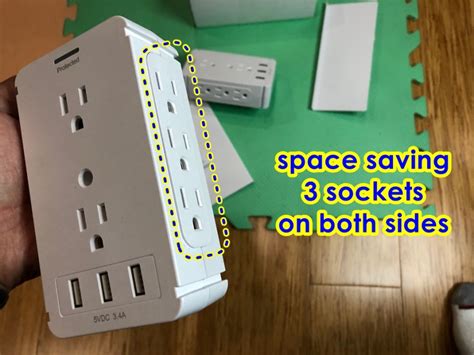 Wall Socket Extender With 8 Outlets And 3 Usb Ports Review And Rating