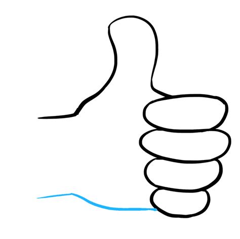 How To Draw Thumbs Up Designremove