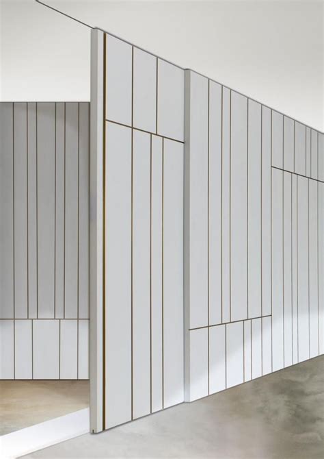 Line Modern Customizable Wall Panels In Wood And Brass Hidden Doors