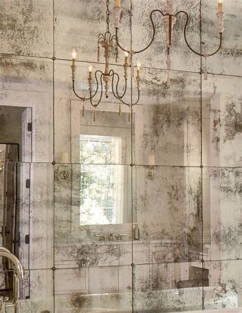 Distressed And Aged Mirror Tiles All Mirrors Are Aged Individually By