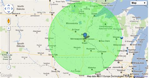 200 mile radius map - Minnesota Locavore.