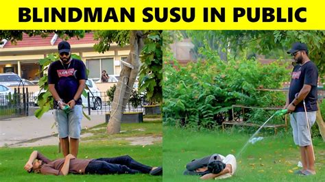 Blind Man Susu In Public Prank Sharikshah Youtube