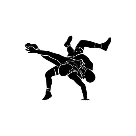 Premium Vector Wrestling Logo Vector Template Illustration Symbol