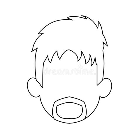 Faceless Man Cartoon Icon Image Stock Illustration Illustration Of Networking Social 88652508