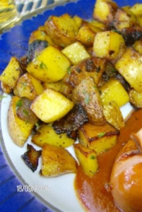 Bratkartoffelwürfel aus rohen Kartoffeln Rezept