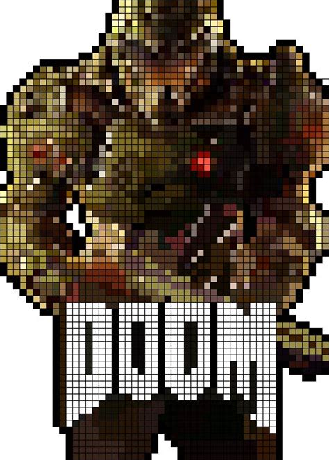 Game Art Characters Doom Pixel Art