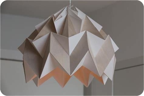 Origami Lamp 1 With Wood Customization Craftsy Origami Lamp Paper