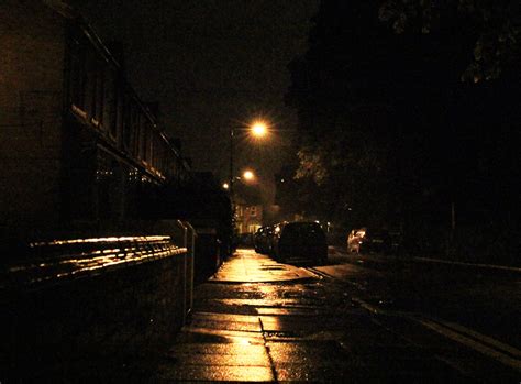 Dark Street At Nightempty City Street At Night Streets