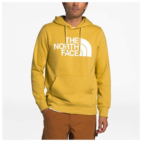 The North Face Cotton Half Dome Hoodie In Yellow For Men Lyst