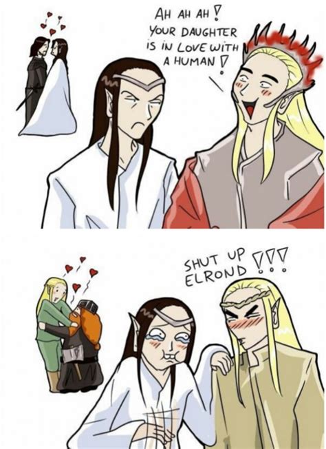 V Your Daughter Legolas Arven The Lord Of The Rings Elrond