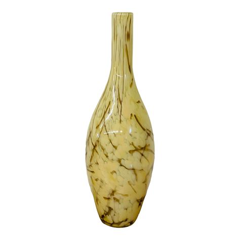 Mid 20th Century Vintage Hand Blown Art Glass Vase Chairish