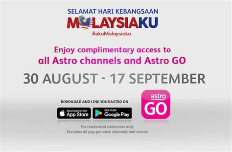 The more you stream, the better. Astro is opening all channels for free for the next 19 ...