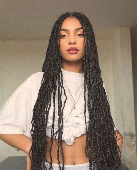 34 Unique Box Braids Hairstyle For Your Last Style Box Braids