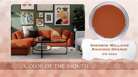 Color Of The Month Sherwin Williams Raucous Orange Innovatus Design