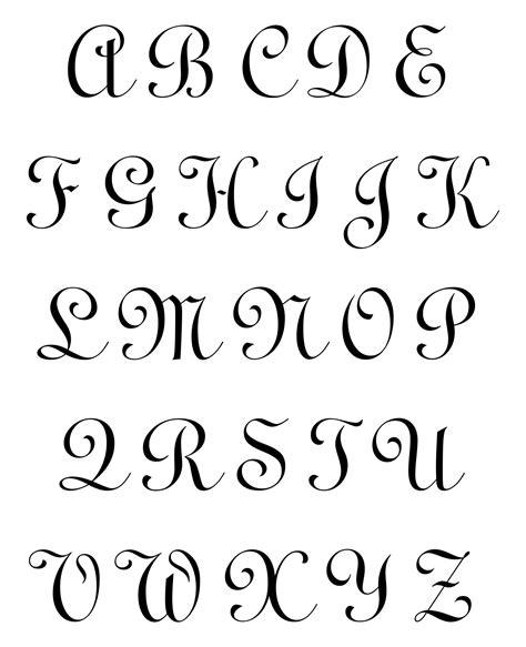 Best Font Styles Alphabet Printable Pdf For Free At Printablee