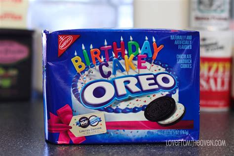 Birthday Cake Oreo Brownies - Happy Birthday Oreo! - Love From The Oven | Oreo, Oreo cake, Oreo 