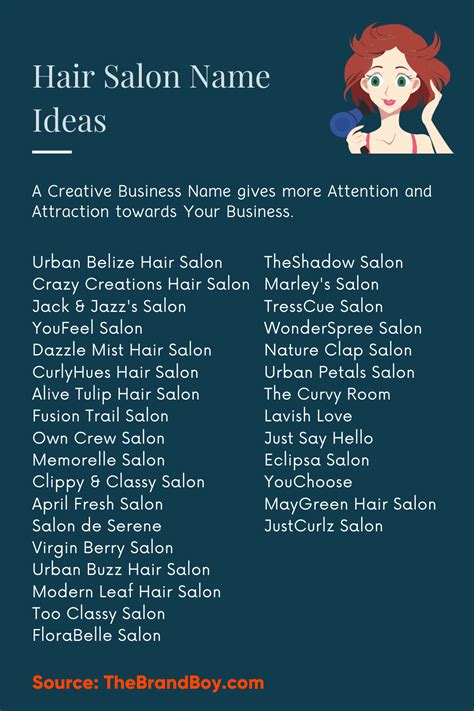 1555 Hair Salon Names Suggestions And Domain Ideas Hair Salon Names