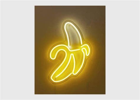Banana Neon Sign Custom Neon Sign Hand Crafted Wall Etsy