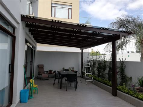 Proporciona protección contra la lluvia, el granizo y los rayos uv, resistente a la temperatura de encontrar pergola policarbonato con precios baratos no es algo descabellado. Pergolas Metálicas Con Policarbonato O Vidrio - U$S 70,00 ...