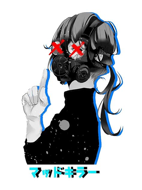 Gas Mask Anime Girl Sad Japanese Anime Aesthetic