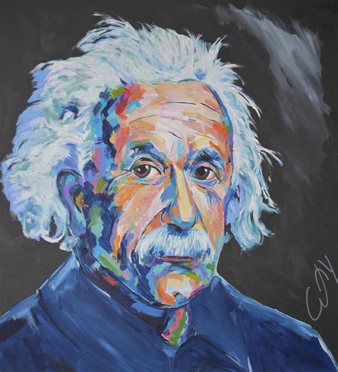 Albert Einstein Painting By Tez Hunt Fine Art America