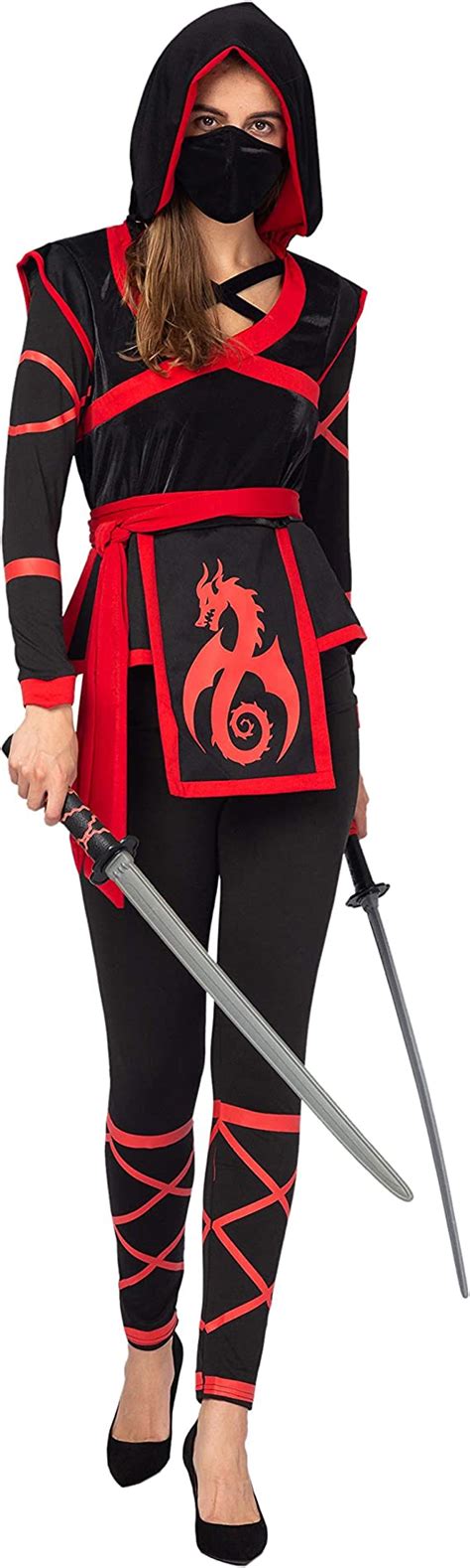 Spooktacular Creations Halloween Ninja Warrior Costume For Women With