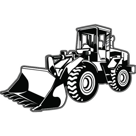 Wheel Loader Drawing Free Download On Clipartmag