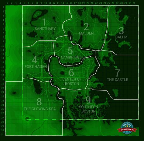 33 Fallout 4 Threat Level Map Maps Database Source