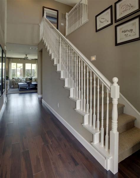 The staircase is the centerpiece of your home, and it's important it looks the part. Image result for paint the stair railing all white # ...