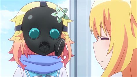Gabriel Dropout 05 03 Cute Gas Mask Clouded Anime