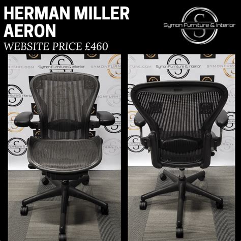 Herman Miller Aeron Size B Full Spec Lumbar Support Free Delivery