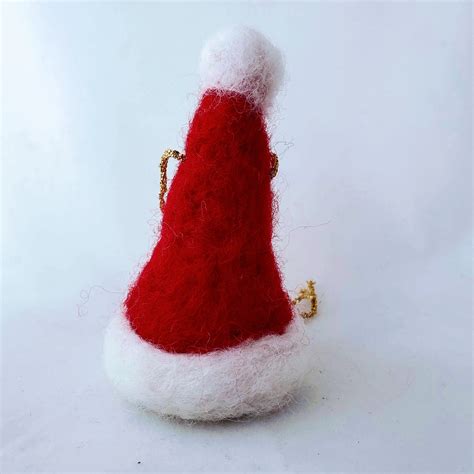 Santa Hat Ornament Etsy
