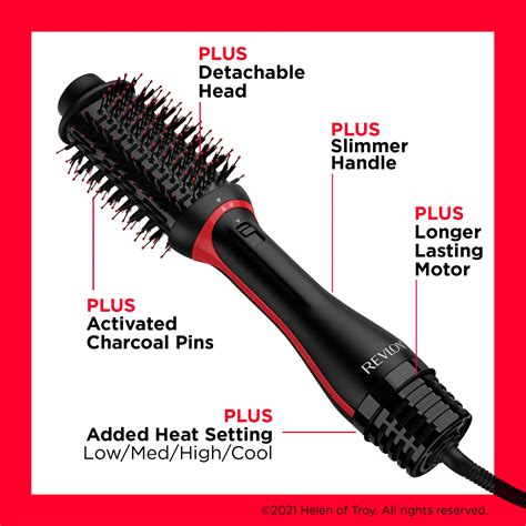 Buy Revlon One Step Volumizer Plus 20 Hair Dryer And Hot Air Brush Black Revlon One Step Hair