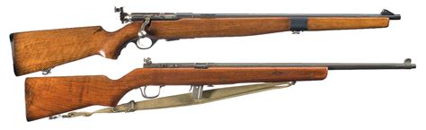 Two Wwii Us Training Rifles A Us Property Mossberg Model 42 Mba